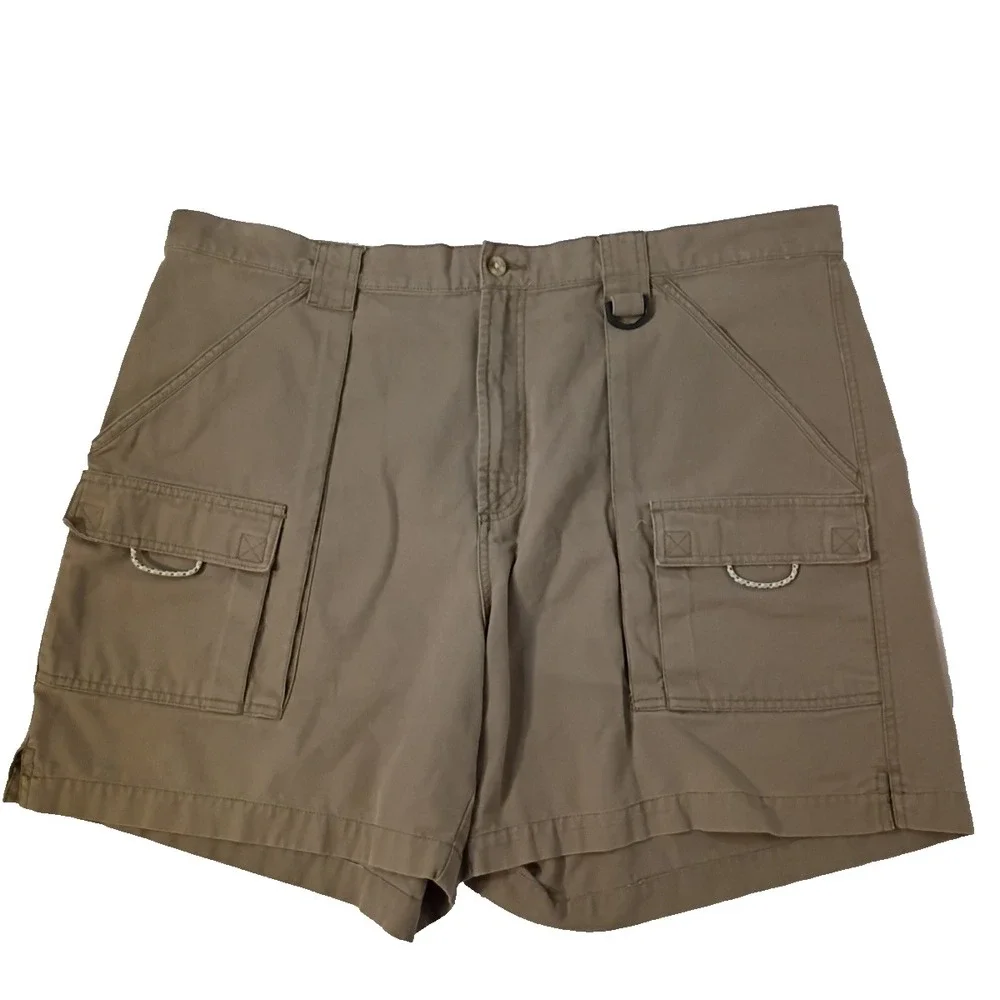 Columbia PFG Brewha II Cargo Shorts Mens 2xl Khaki Hiking Fishing Outdoor Casual - Picture 2 of 9